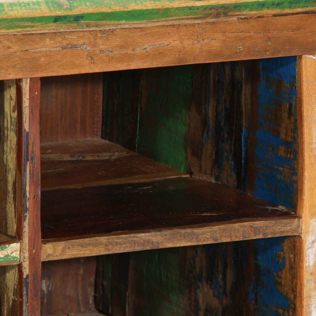 Shoe Cabinet 110 x 35 x 40 cm Solid Reclaim Wood Brown