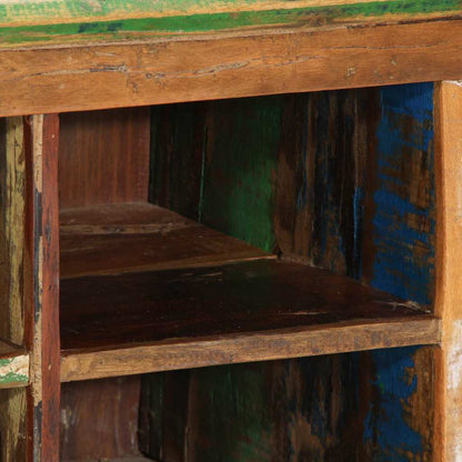 Shoe Cabinet 110 x 35 x 40 cm Solid Reclaim Wood Brown