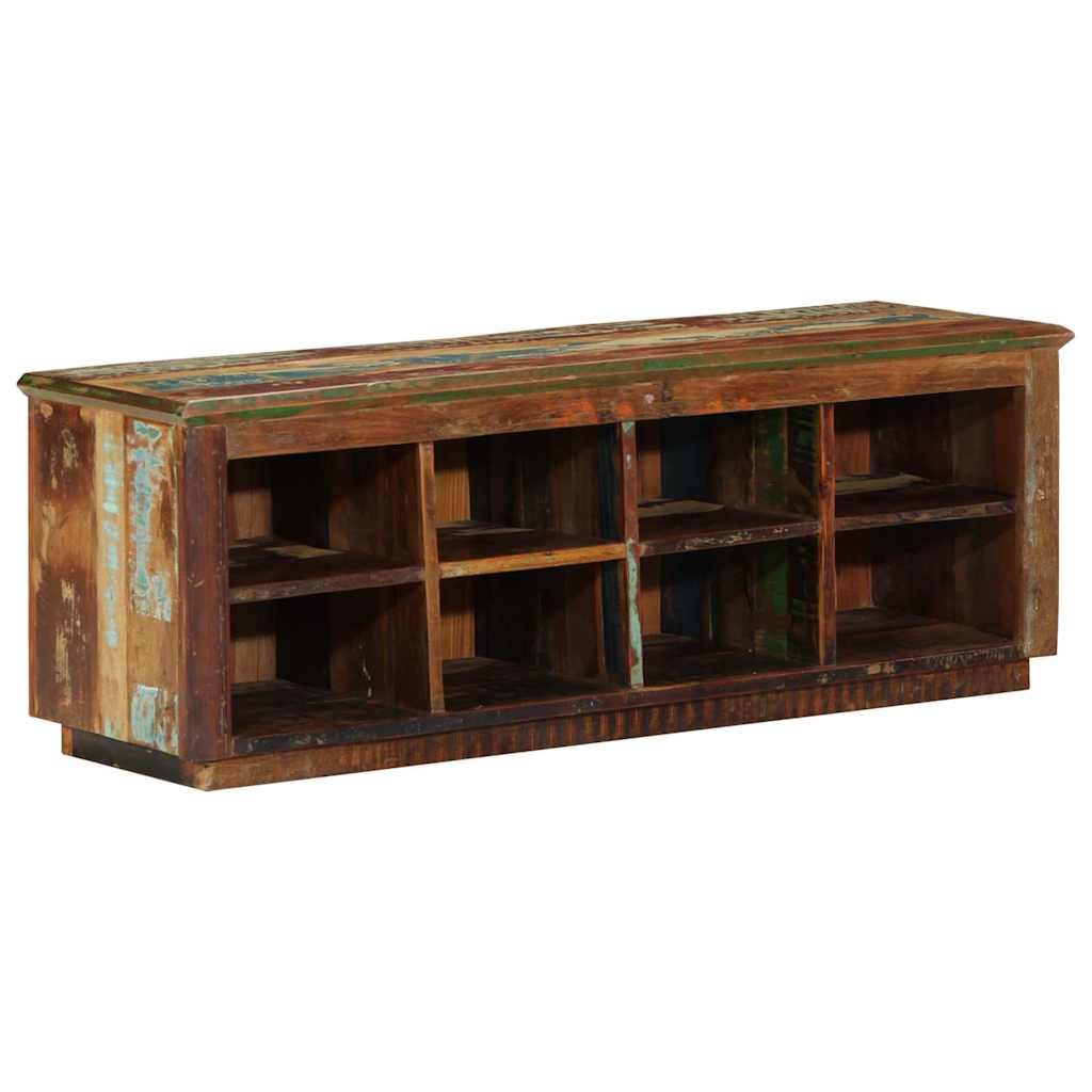 Shoe Cabinet Brown 110 x 35 x 40 cm Solid Reclaim Wood