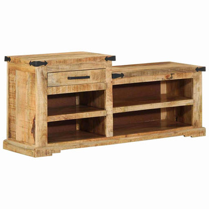 Bench with Drawer Brown 110 x 35 x 50 cm Rough Mango