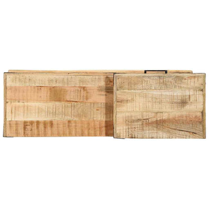 Bench with Drawer Brown 110 x 35 x 50 cm Rough Mango