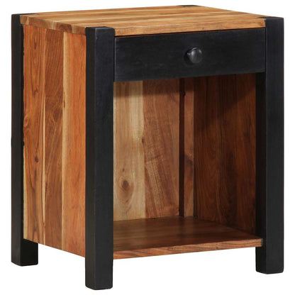 Bedside Cabinet Brown 40 x 35 x 50 cm Solid Acacia Wood