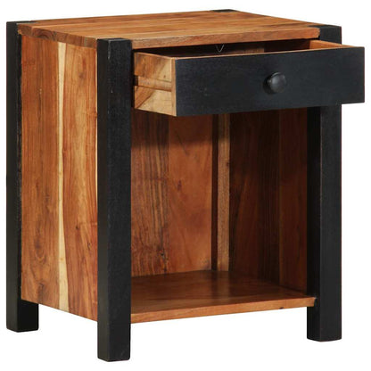 Bedside Cabinet 2 pcs Brown 40 x 35 x 50 cm Solid Acacia Wood