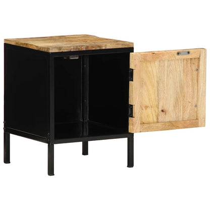 Bedside Cabinet Brown and Black 30 x 30 x 40 cm