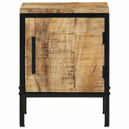 Bedside Cabinet Brown and Black 30 x 30 x 40 cm