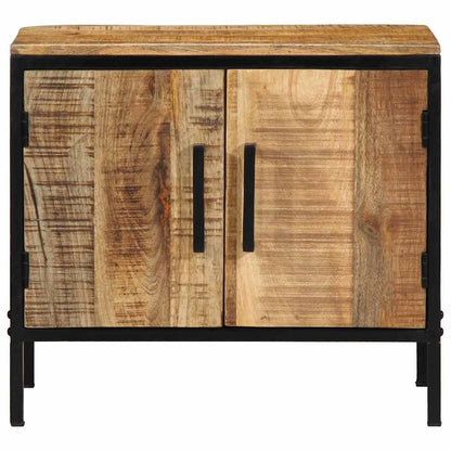 Bedside Cabinet Brown and Black 50 x 30 x 45 cm