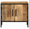 Bedside Cabinet Brown and black 50 x 30 x 45 cm