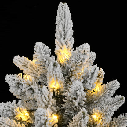 Artificial Christmas Tree Green and White PVC Medium