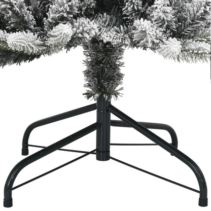 Artificial Christmas Tree Green and White PVC Medium
