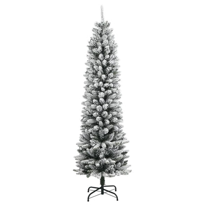 Christmas Tree | Green and white | PVC, PE, Steel | 210 cm tall