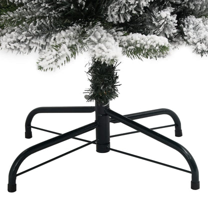 Christmas Tree | Green and white | PVC, PE, Steel | 210 cm tall