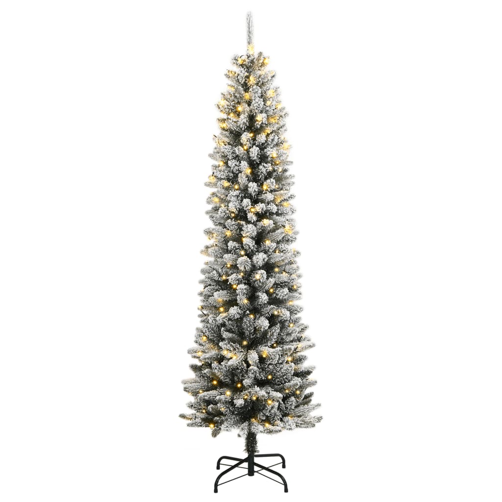 Christmas Tree | Green and white | PVC | 240 cm