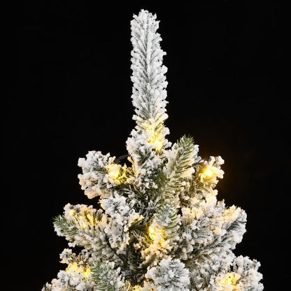 Christmas Tree | Green and white | PVC | 240 cm