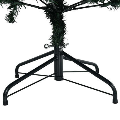 Artificial Christmas Tree Green and white PVC, steel 47.2 in