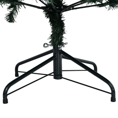 Artificial Christmas Tree Green and White PVC, Steel 71 in