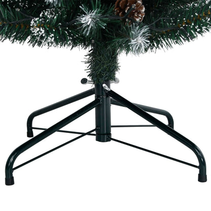 Artificial Christmas Tree Green PVC 70.9 in Decorative Inlays