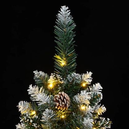 Artificial Christmas Tree Green PVC 70.9 in Decorative Inlays
