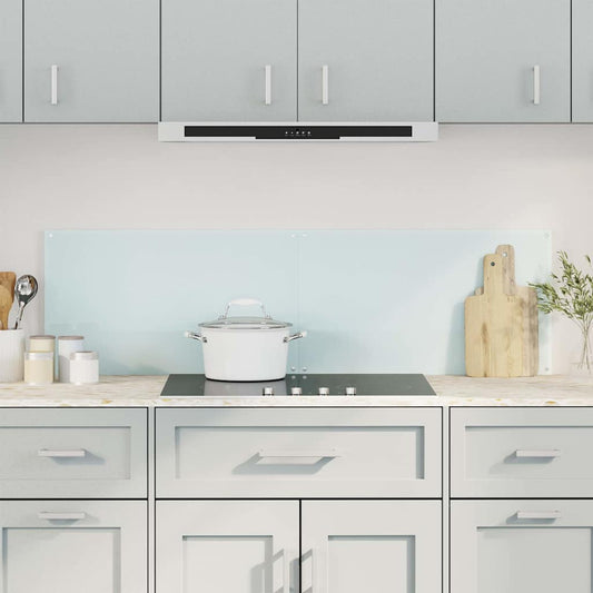 Kitchen Backsplashes 2 pcs White 70x40 cm Tempered Glass