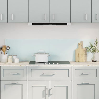 Kitchen Backsplashes 2 pcs White 80x40 cm Tempered Glass