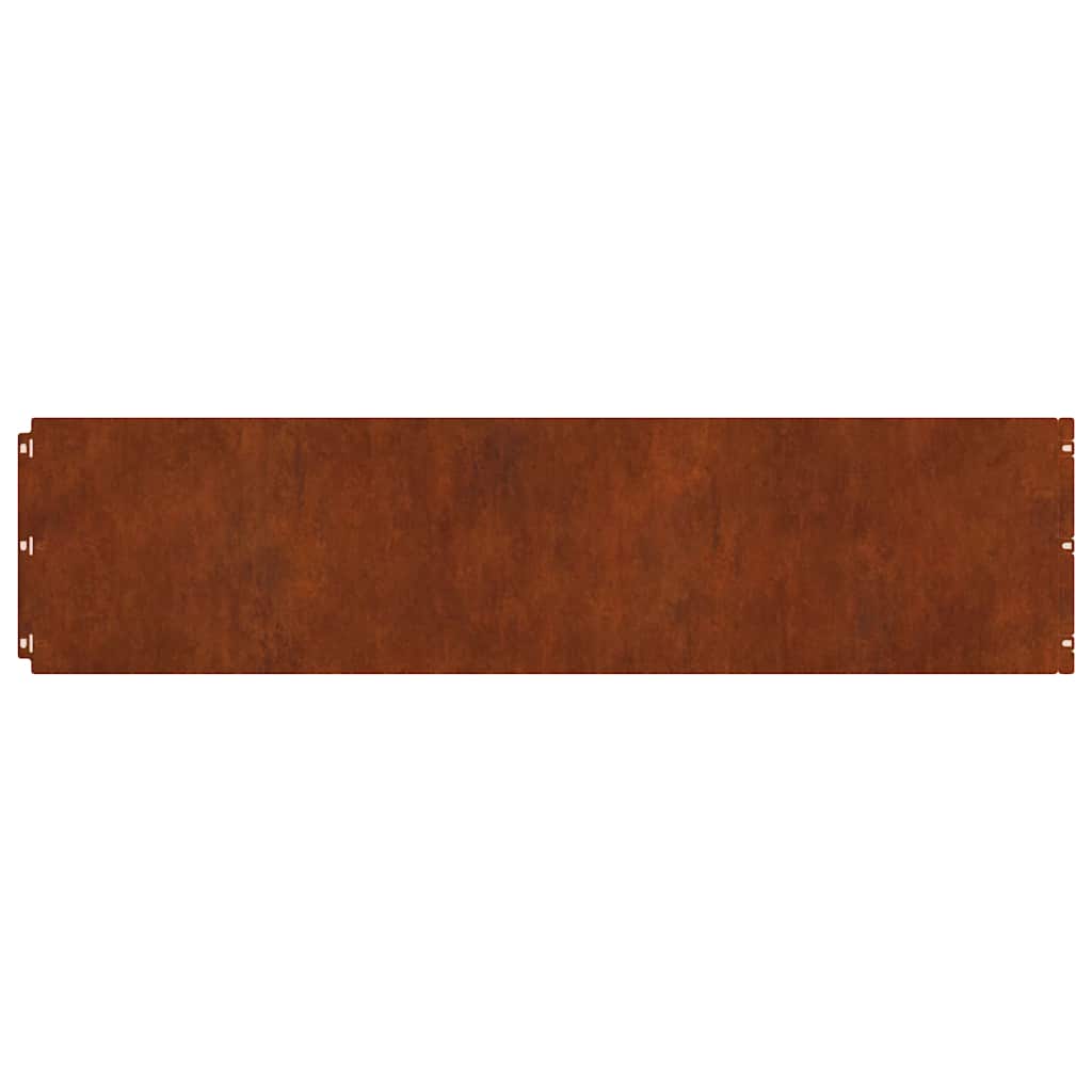 Lawn Edging 20 pcs 25 x 103 cm Weathering Steel Rusty