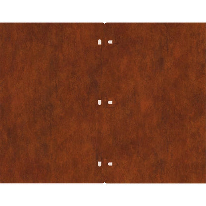 Lawn Edging 20 pcs 25 x 103 cm Weathering Steel Rusty