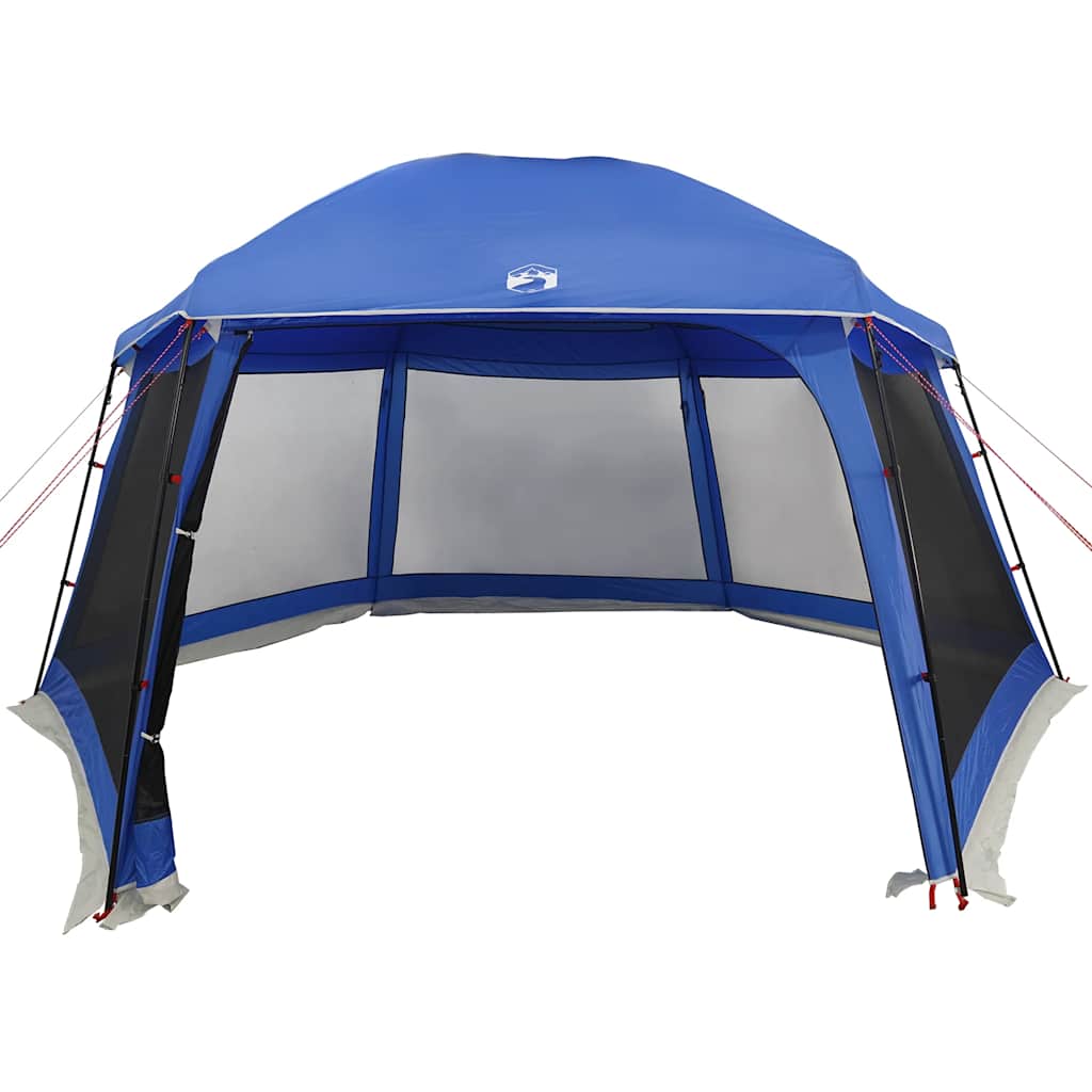 Pool Tent with Removable Fly & Mesh Walls Azure Blue 512x458 cm