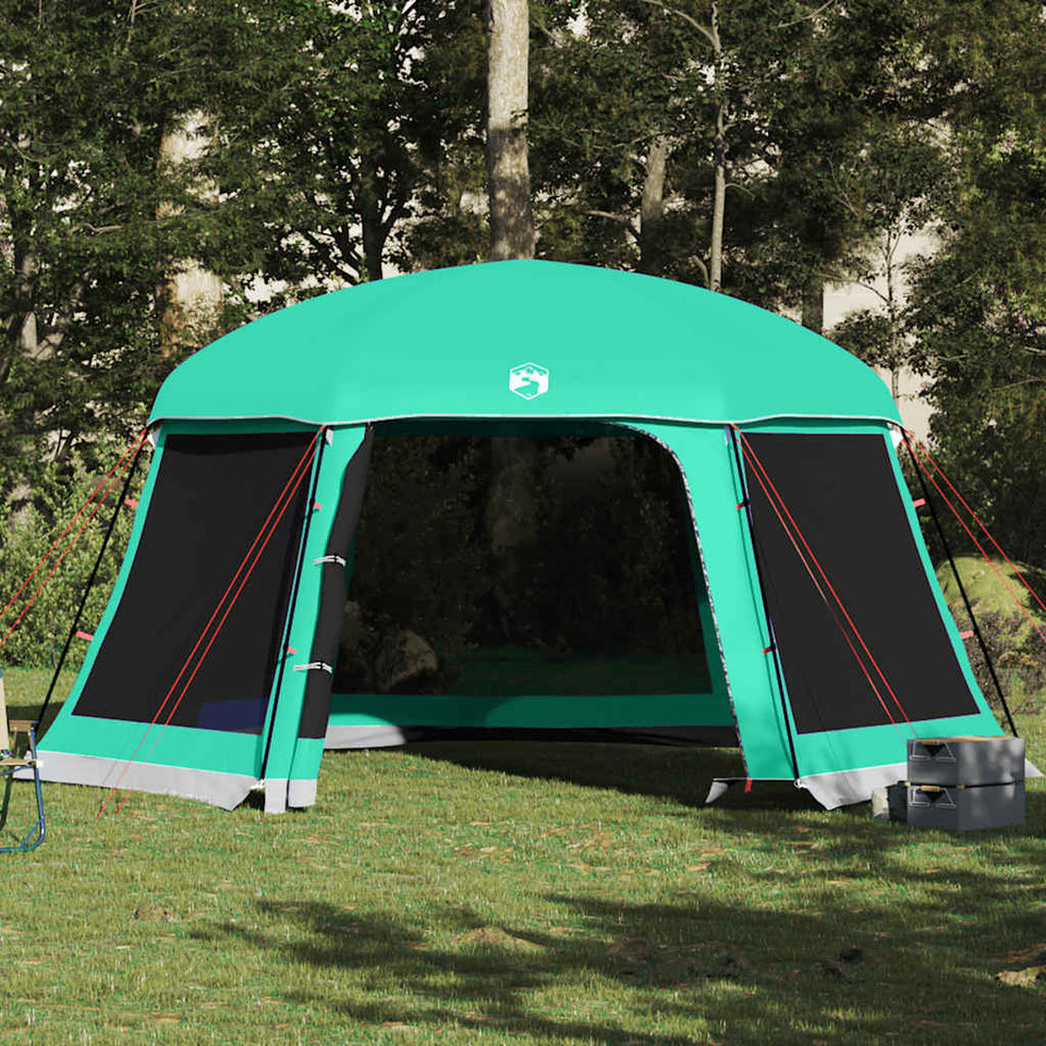 Pool Tent with Removable Fly & Mesh Walls Sea Green 512x458 cm