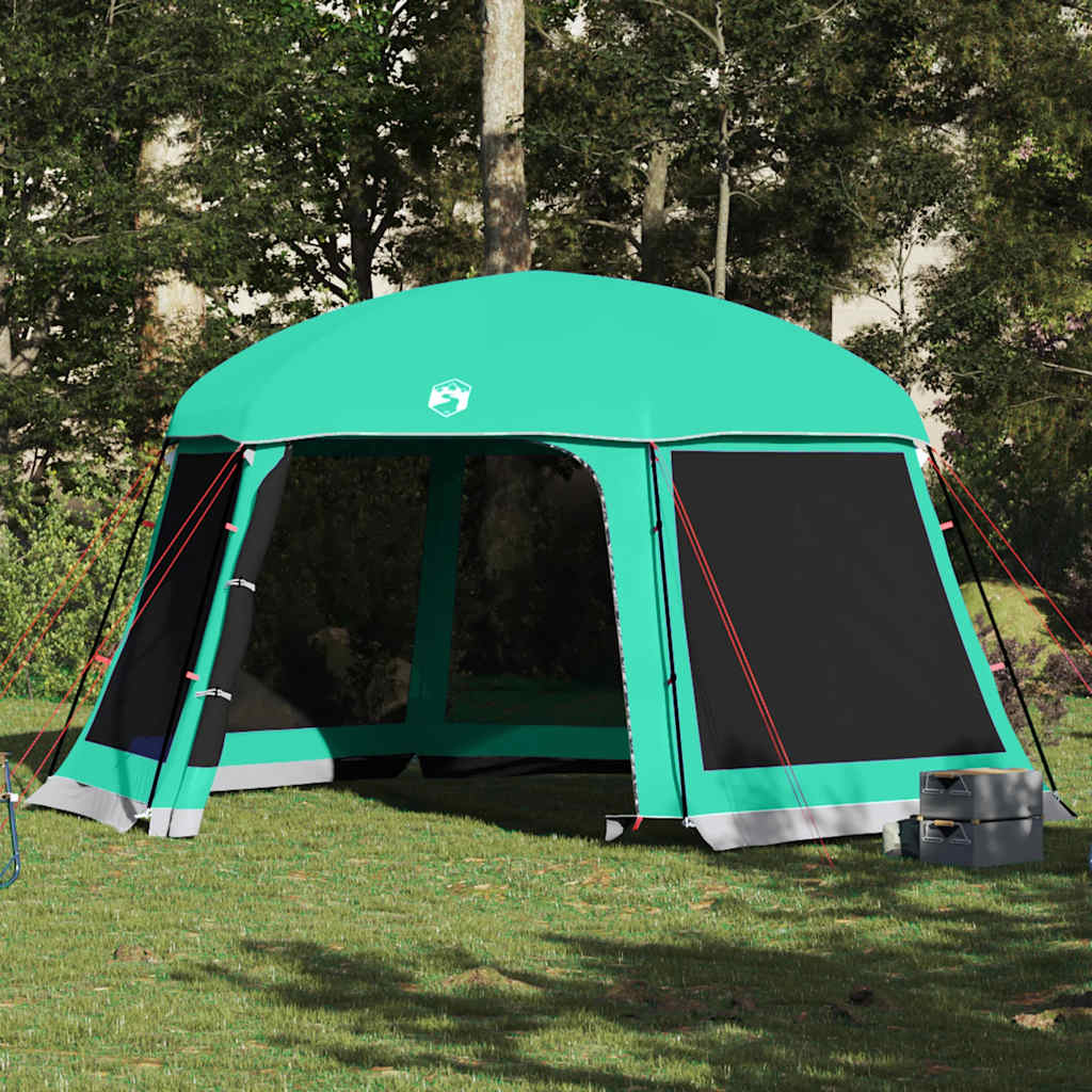 Pool Tent with Removable Fly & Mesh Walls Sea Green 512x458 cm