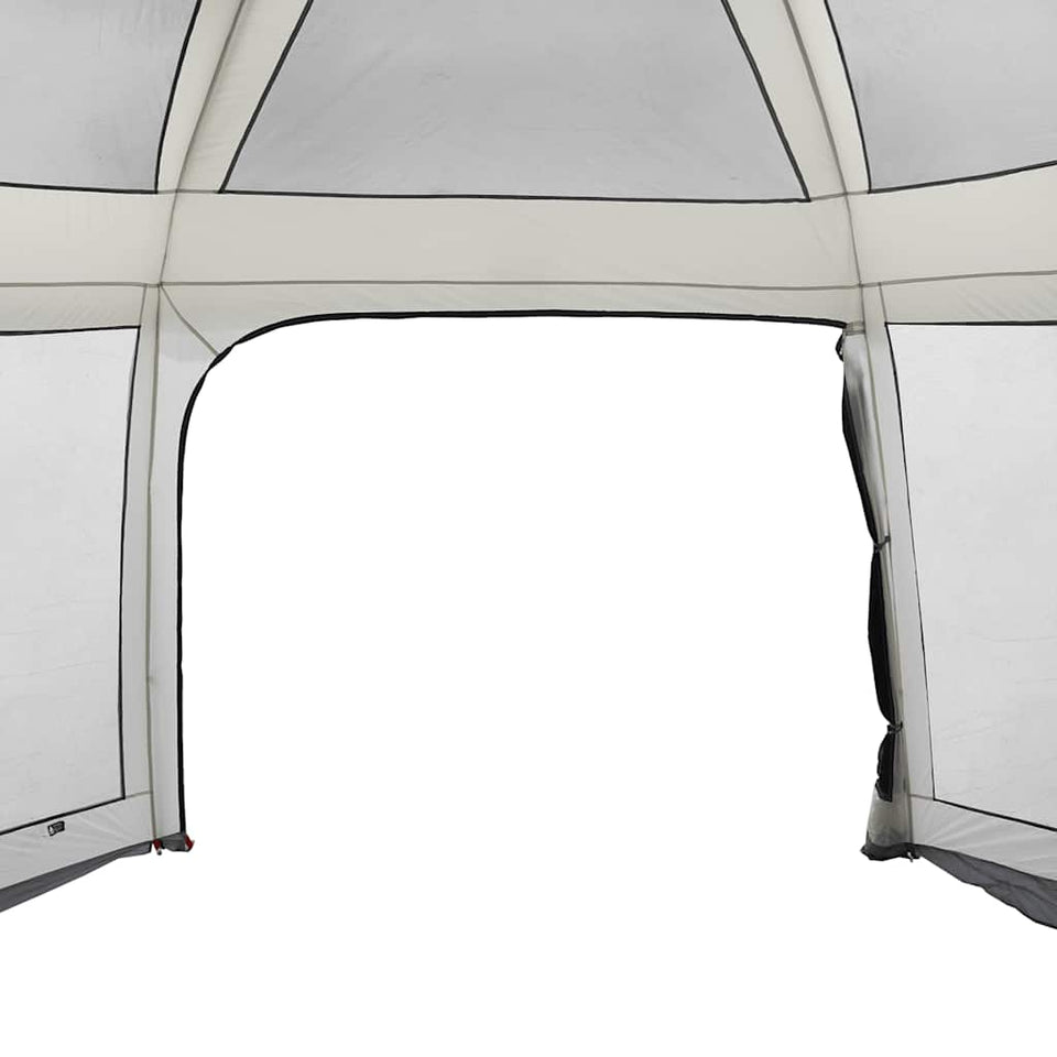 Pool Tent with Removable Fly & Mesh Walls Grey 512x458 cm