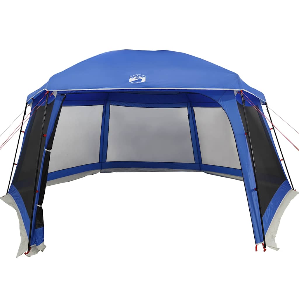 Pool Tent with Removable Fly & Mesh Walls Azure Blue 618x532 cm