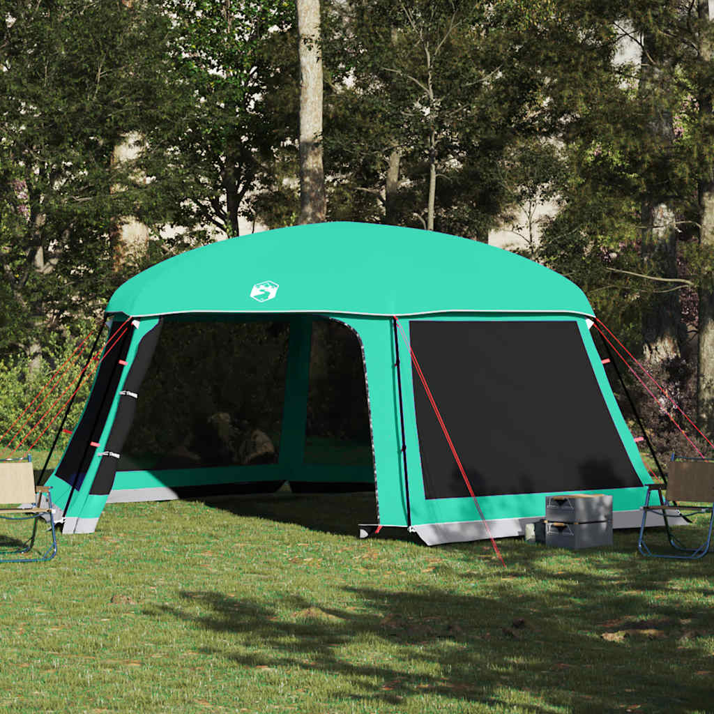 Pool Tent with Removable Fly & Mesh Walls Sea Green 618x532 cm