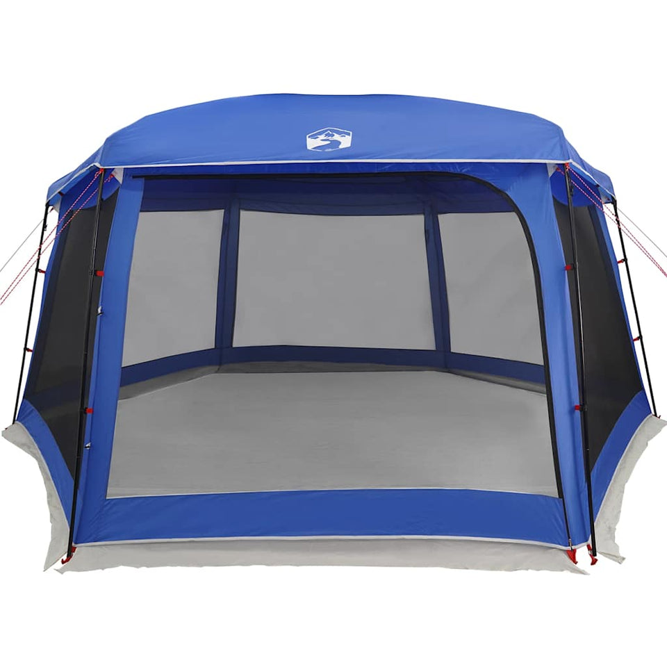 Pool Tent with Removable Fly & Mesh Walls Azure Blue 670x590 cm