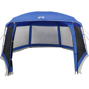 Pool Tent with Removable Fly & Mesh Walls Azure Blue 670x590 cm