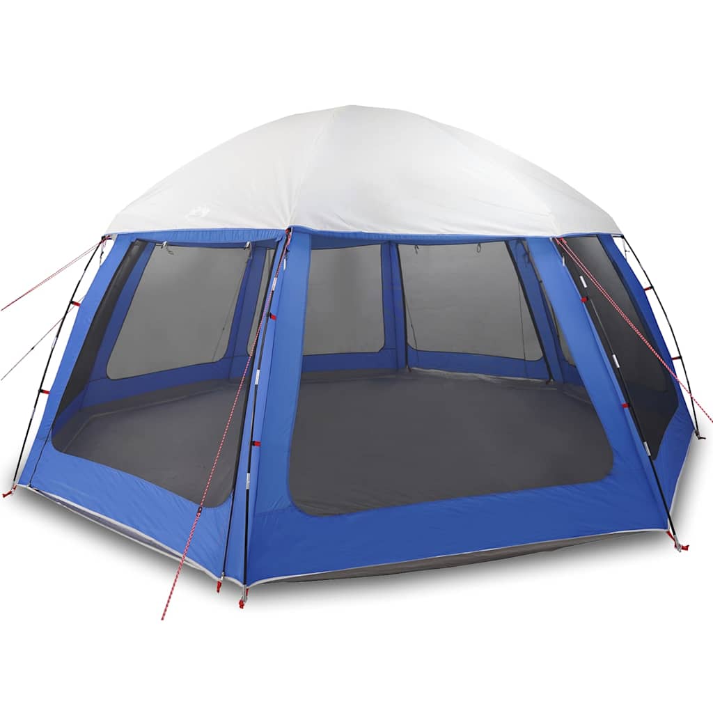 Pool Tent with Removable Fly & Mesh Walls Azure Blue 510x510 cm