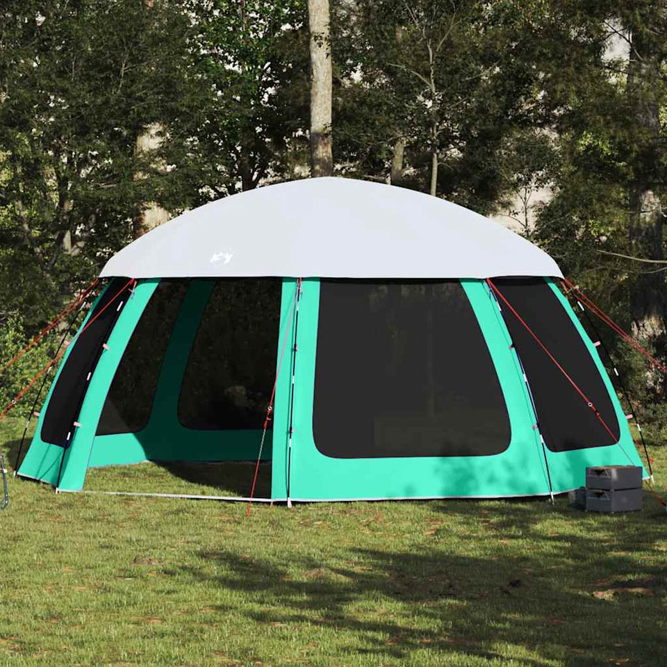 Pool Tent with Removable Fly & Mesh Walls Sea Green 510x510 cm