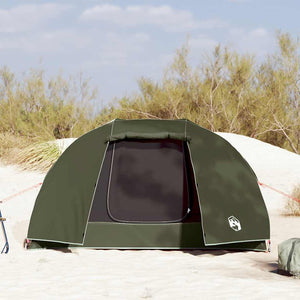 Fishing Tent 3-Person Olive Green Waterproof