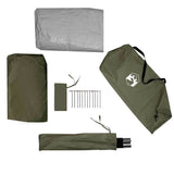 Fishing Tent 3-Person Olive Green Waterproof