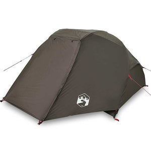 Fishing Tent 3-Person Brown Waterproof