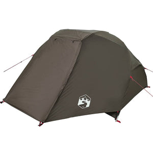 Fishing Tent 3-Person Brown Waterproof