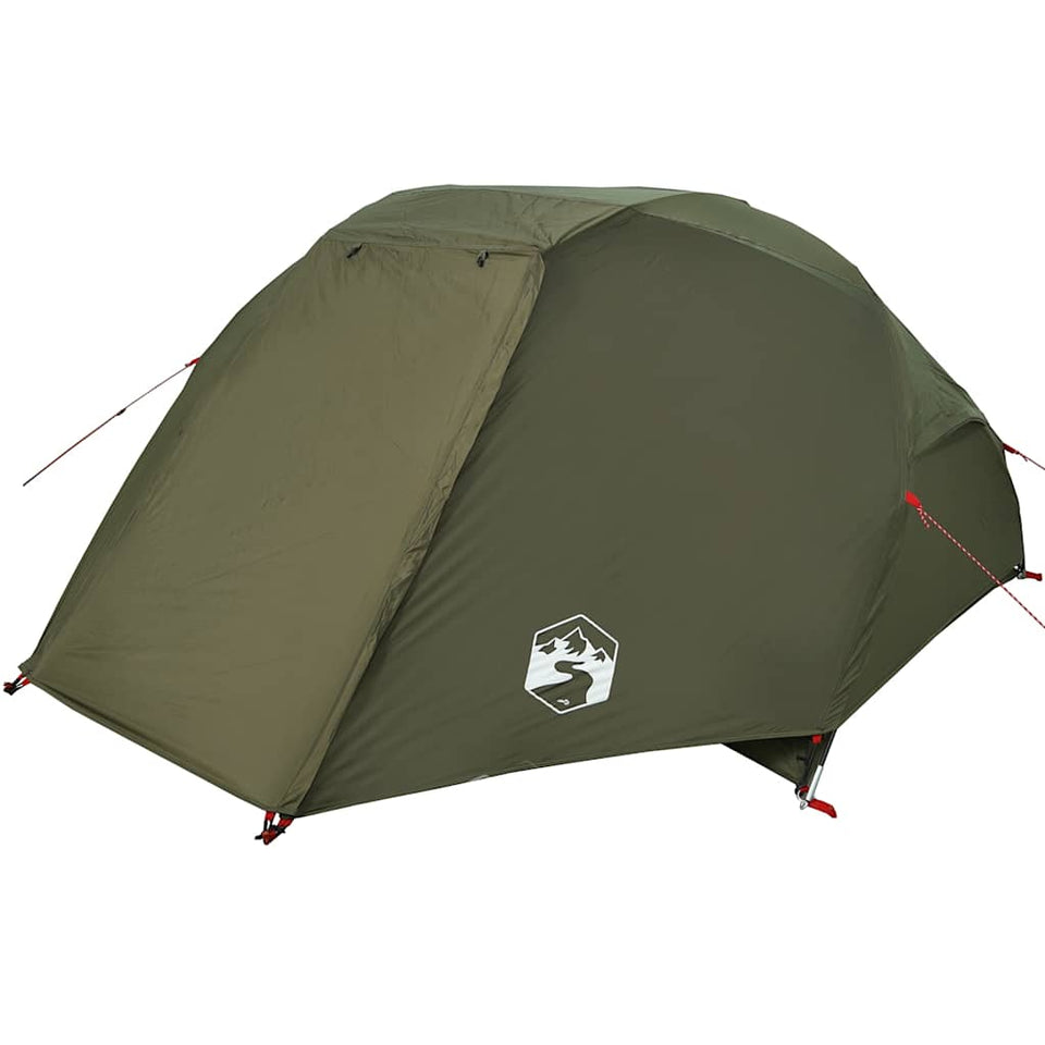 Fishing Tent 5-Person Olive Green Waterproof