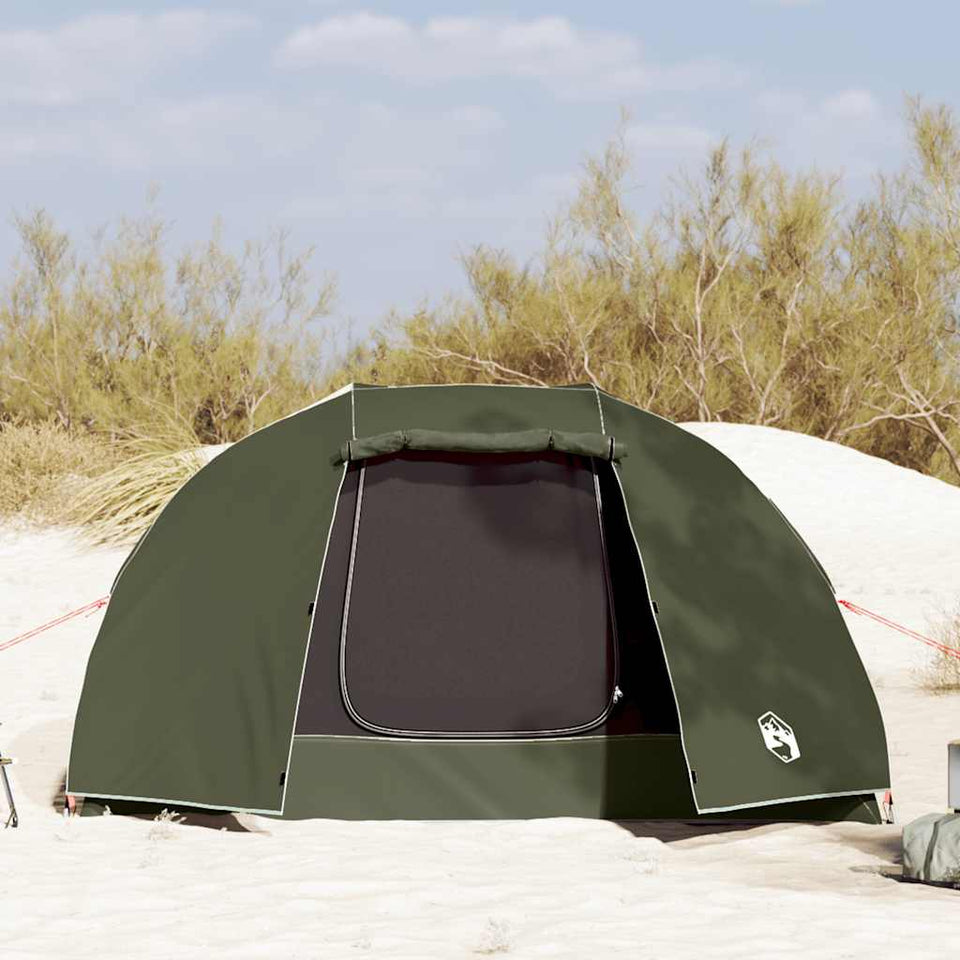 Fishing Tent 5-Person Olive Green Waterproof