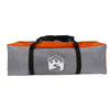 Camping Tent Cabin 4-Person Grey and Orange Waterproof
