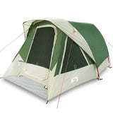 Family Tent Cabin 6-Person Green Waterproof