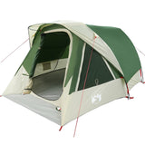 Family Tent Cabin 6-Person Green Waterproof