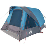 Family Tent Cabin 6-Person Blue Waterproof