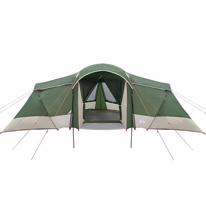 Family Tent with Roof Green and Grey 721 x 335 x 212 cm