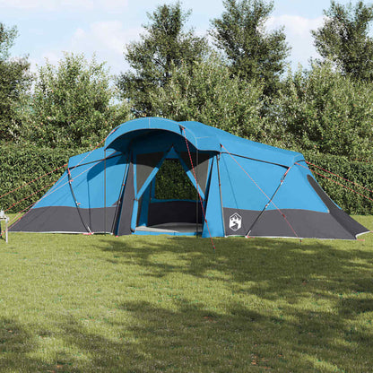 Family Tent with Roof Blue and Grey 721 x 335 x 212 cm
