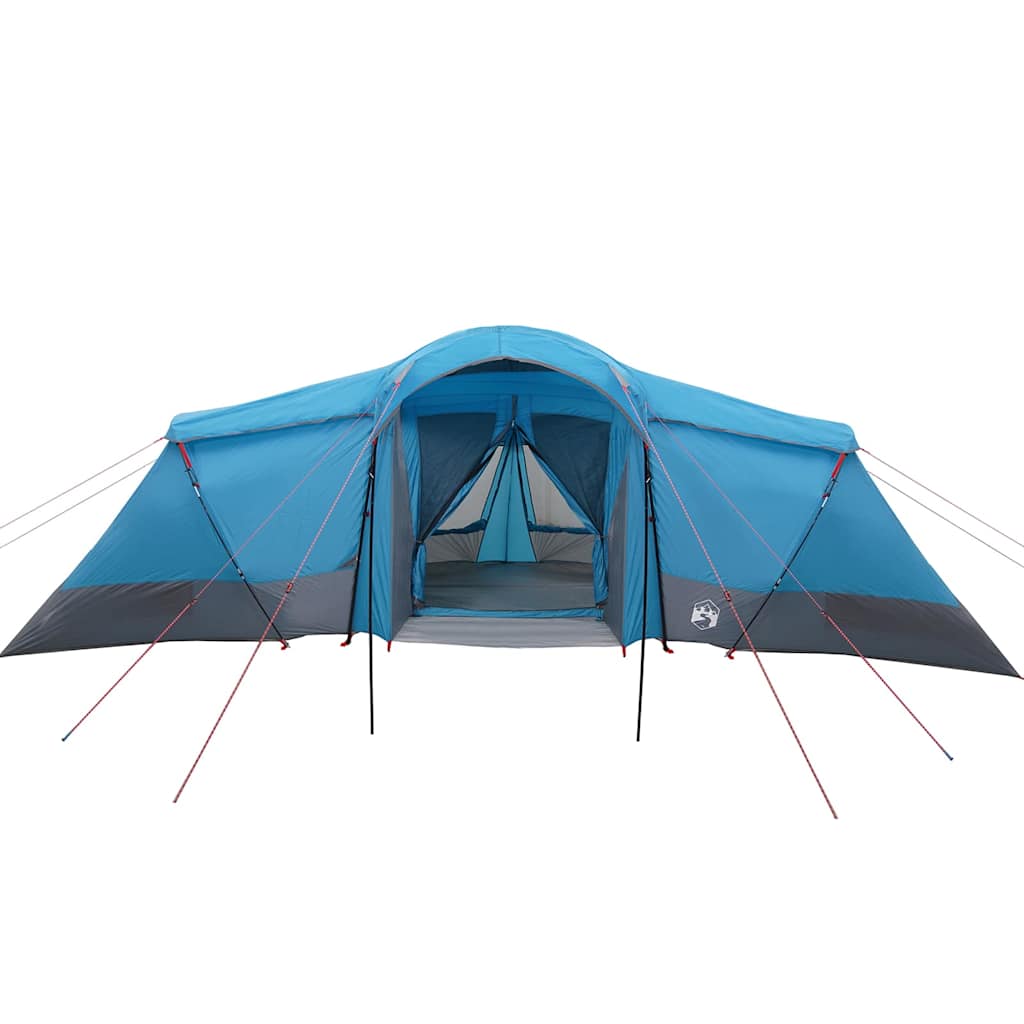 Family Tent with Roof Blue and Grey 721 x 335 x 212 cm