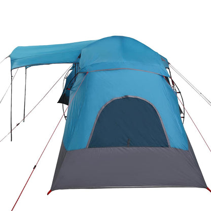 Family Tent with Roof Blue and Grey 721 x 335 x 212 cm