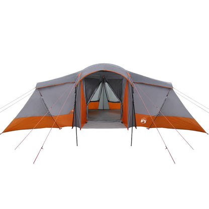 Family Tent with Roof Grey and Orange 721 x 335 x 212 cm